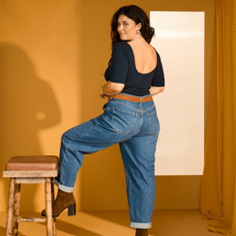 Body dos nu - Bleu minuit - Femme