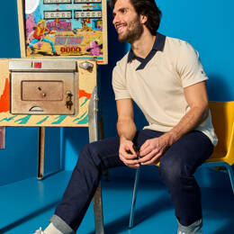 Polo - Ecru - Blanc - Homme