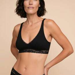 Brassière Dentelle - Noir - Femme