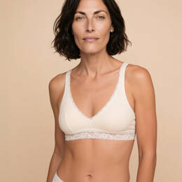 Brassière Dentelle - Ecru - Blanc - Femme