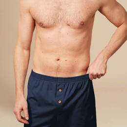 Caleçon court en Coton BIO -  Bleu Minuit - Homme
