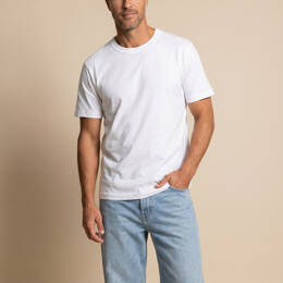 T-shirt en Coton BIO - Blanc - Homme - Homme