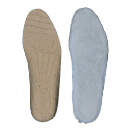 Semelles doublée laine naturelle