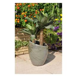 Vase design asymétrique Orion Gris, Vert et Kaki - Jungle