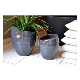 Vase design asymétrique Orion Gris - Nuance de Craie