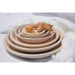 Soucoupe Ciel de Coton D22 - Poterie