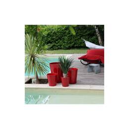 Grand Pot Haut et Droit - Sydney Rouge Coquelicot