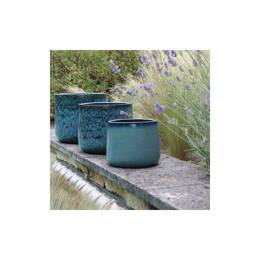 Pot de fleurs bleu - Saint Tropez Blue Wave