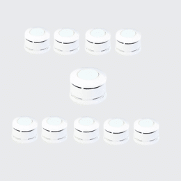 Lot de 10 détecteurs de fumée Origine France Lifebox - Serenity 10
