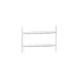 Barreau télescopique - 2 barreaux 30 à 55cm - blanc