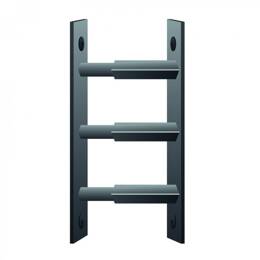 Barreau télescopique - 3 barreaux 30 à 55cm - noir B942V