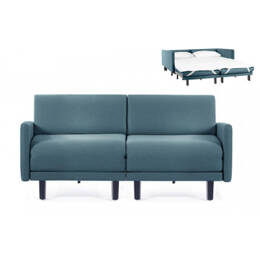 Canapé lit Français 2/3Places ROLLER DUO 160 LARGE accoudoirs amovibles Tissu / VERT  AQUAMA - Filo - Vert - Likoolis