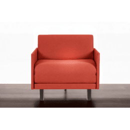 Fauteuil lit Français 1 Place ROLLER 80 MEDIUM accoudoirs amovibles Velours-côtelé Lisboa / 5 - BEIGE - Likoolis