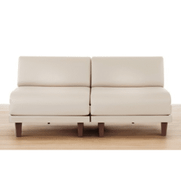 Canapé convertible Français 2places PACHA DUO 160 SMALL sans accoudoirs Velours-côtelé Lisboa / 21 - VERT - Likoolis