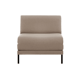 Fauteuil lit convertible Français 1Place BOSS 80 SMALL sans accoudoirs Velours-côtelé Lisboa / 21 - VERT - Likoolis