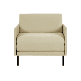 Fauteuil lit Français 1 Place BOSS 70 MEDIUM accoudoirs amovibles Velours-côtelé Lisboa / 5 - BEIGE - Likoolis