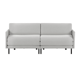 Canapé lit Français 2/3 places BOSS DUO 160 MEDIUM accoudoirs amovibles Tissu / GRIS CLAIR - Filo - Light grey - Likoolis