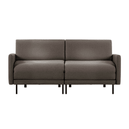 Canapé lit Français 2 places BOSS DUO 140 LARGE accoudoirs amovibles Tissu / GRIS FONCÉ - Filo - Dark grey - Likoolis