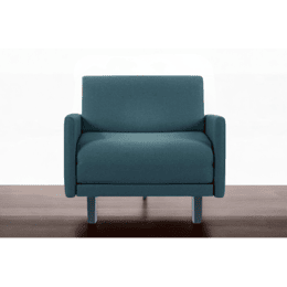 Fauteuil lit Français 1 Place ROLLER 70 LARGE accoudoirs amovibles Velours-côtelé Lisboa / 5 - BEIGE - Likoolis