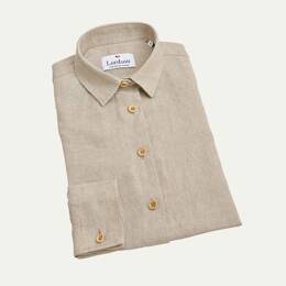 CHEMISIER VICTORIA LIN BEIGE