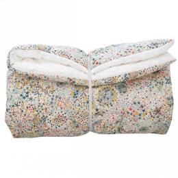 Tapis d'éveil en Liberty Etoiles multicolores