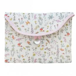 Matelas à langer de voyage en Liberty Alice rose