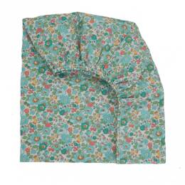 Drap housse bébé en liberty Betsy Wimbledon