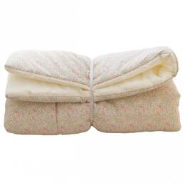 Tapis d'éveil bébé fille grand format en Liberty Katie et Millie