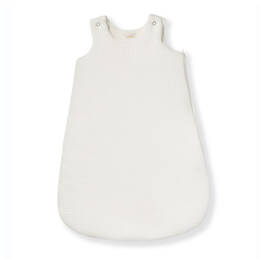 Gigoteuse hiver 6-24 mois en gaze de coton bio Blanc cassé