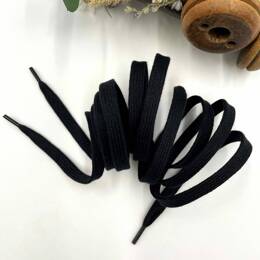 Lacets plats teinture végétale - Au choix : blanc, noir ou marine - Longueur 90 cm, 120 cm - Loan