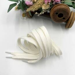 Lacets plats teinture végétale Loan - Au choix : blanc, noir ou marine