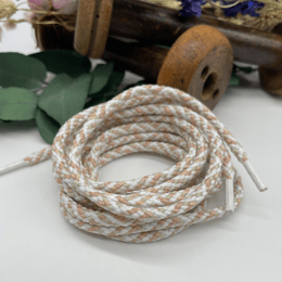 Lacets ronds couleurs pastel - Lise