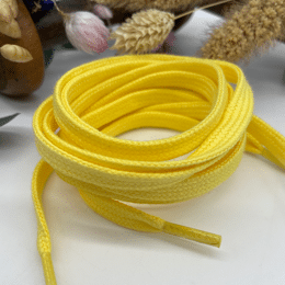 Lacets Plats Coton Biologique en beaucoup de longueurs et couleurs proposées !