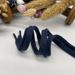 Lacets Plats Coton Biologique en beaucoup de longueurs et couleurs proposées !