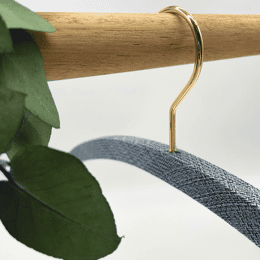 Marrene - Cintre tissu bleu