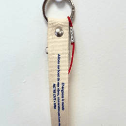 Porte-clés Notre Café blanc