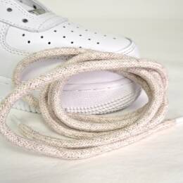 Les lacets ronds lin coton Luca de 130 cm - Luca