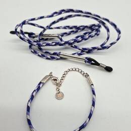 Un duo gagnant : votre bracelet cordon de lunettes deux pour un Violaine