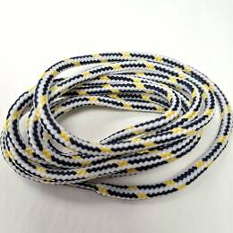 Lacets robustes et durables- Couleurs blanc, noir et jaune – Dimension 1,4 mètres - Lulu