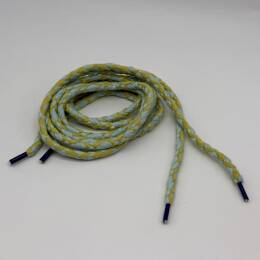Lacet corde – couleurs jaune et bleu ciel - 105 cm - Candide