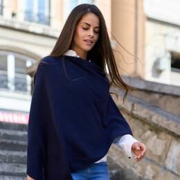 Poncho Paule en cachemire