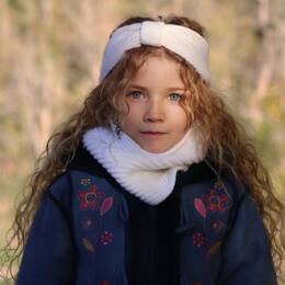 Bandeau avec nœud Perinne enfant