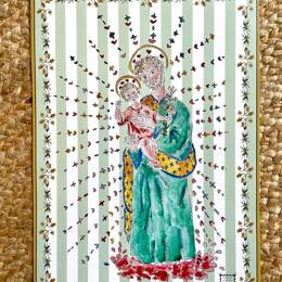 Affiche A4 - Saint Joseph et l’enfant Jésus