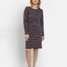 Robe Mariniere  Lurex® Marine-rose