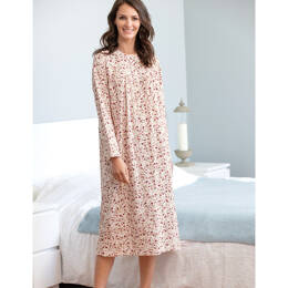 Chemise de nuit imprimée en coton