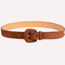 Ceinture Alba - Velours marron
