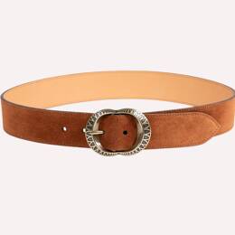 Ceinture Amanda - Velours marron