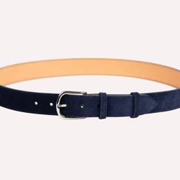 Ceinture Armand - Velours bleu nuit