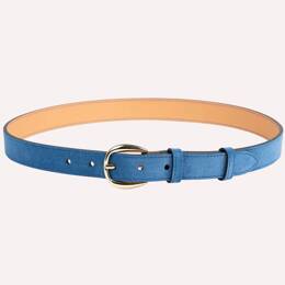 Ceinture Astrid - Velours bleu clair