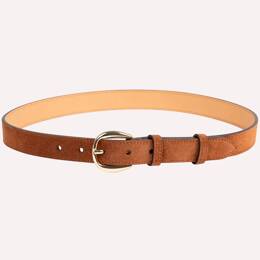 Ceinture Astrid - Velours marron